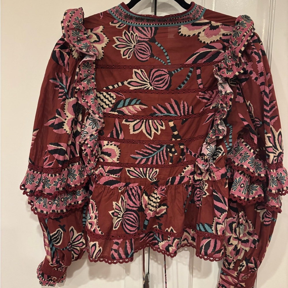 Farm Rio Ruffle Blouse - Picture 3 of 4